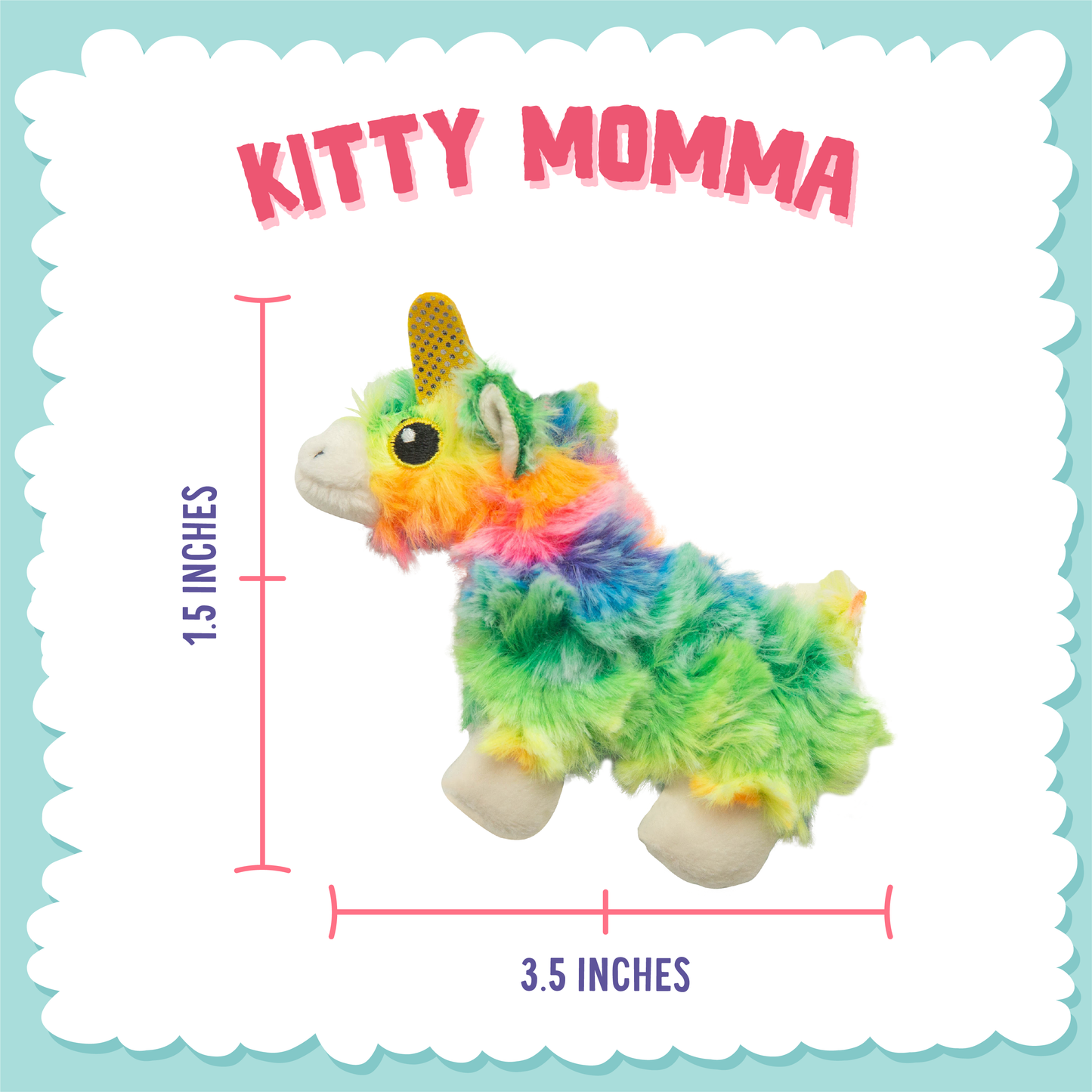SnugArooz Kitty Momma w/ Catnip Cat Toy 4" Pet Palette Distribution