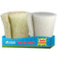 Cream COARSE Koi Pond Filter Pad - 2" Thick Bulk Roll Filter Media for Water Gardens - Made in USA Cream Coarse 12"x36" + White Fine 12"x72" Aquatic Experts