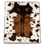 PupProtector™ Waterproof Throw Blanket - Brown Faux Cowhide Dog Blanket Paw.com