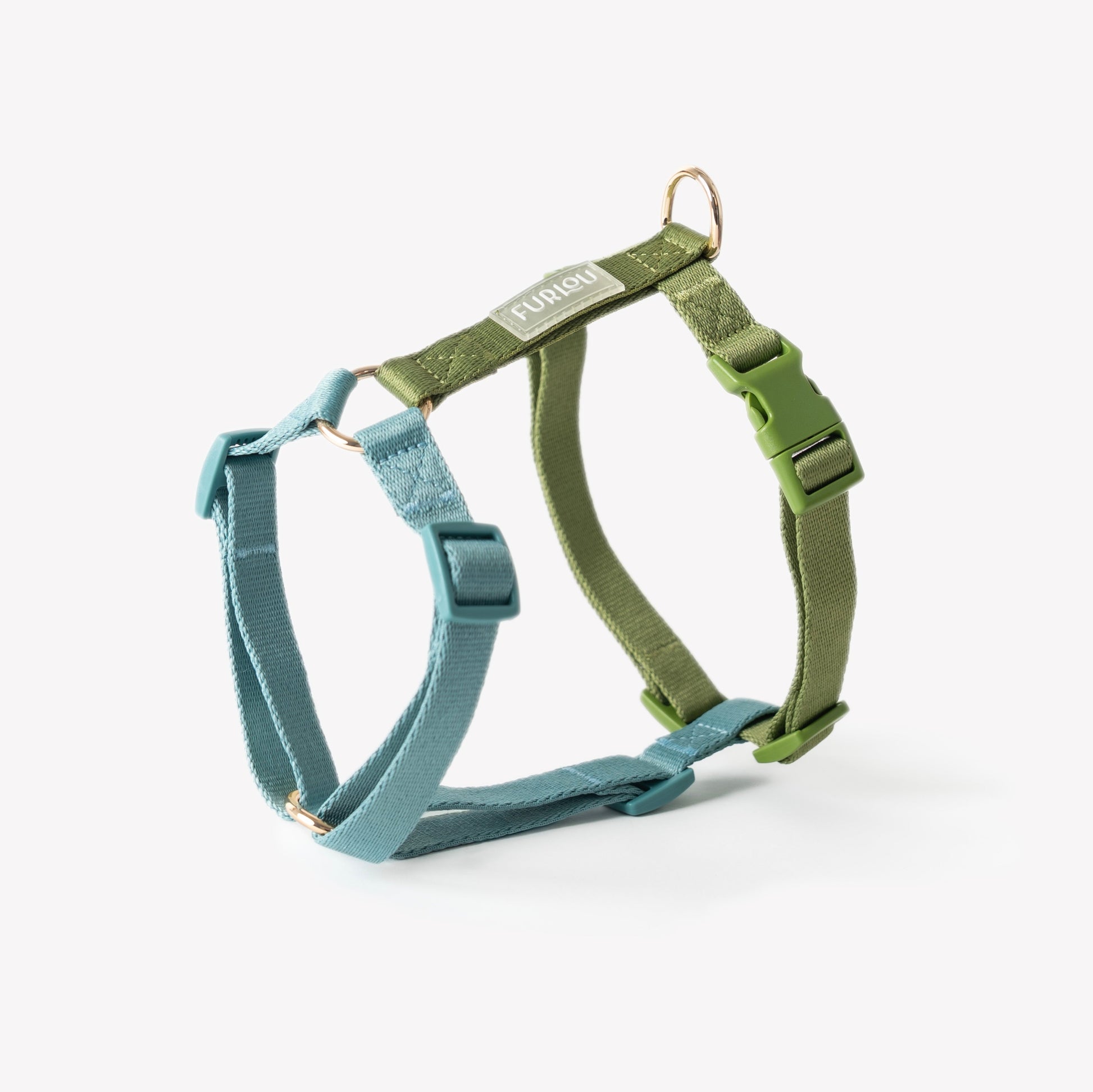 Blue and Green - Dog Harness Strap Harness FURLOU