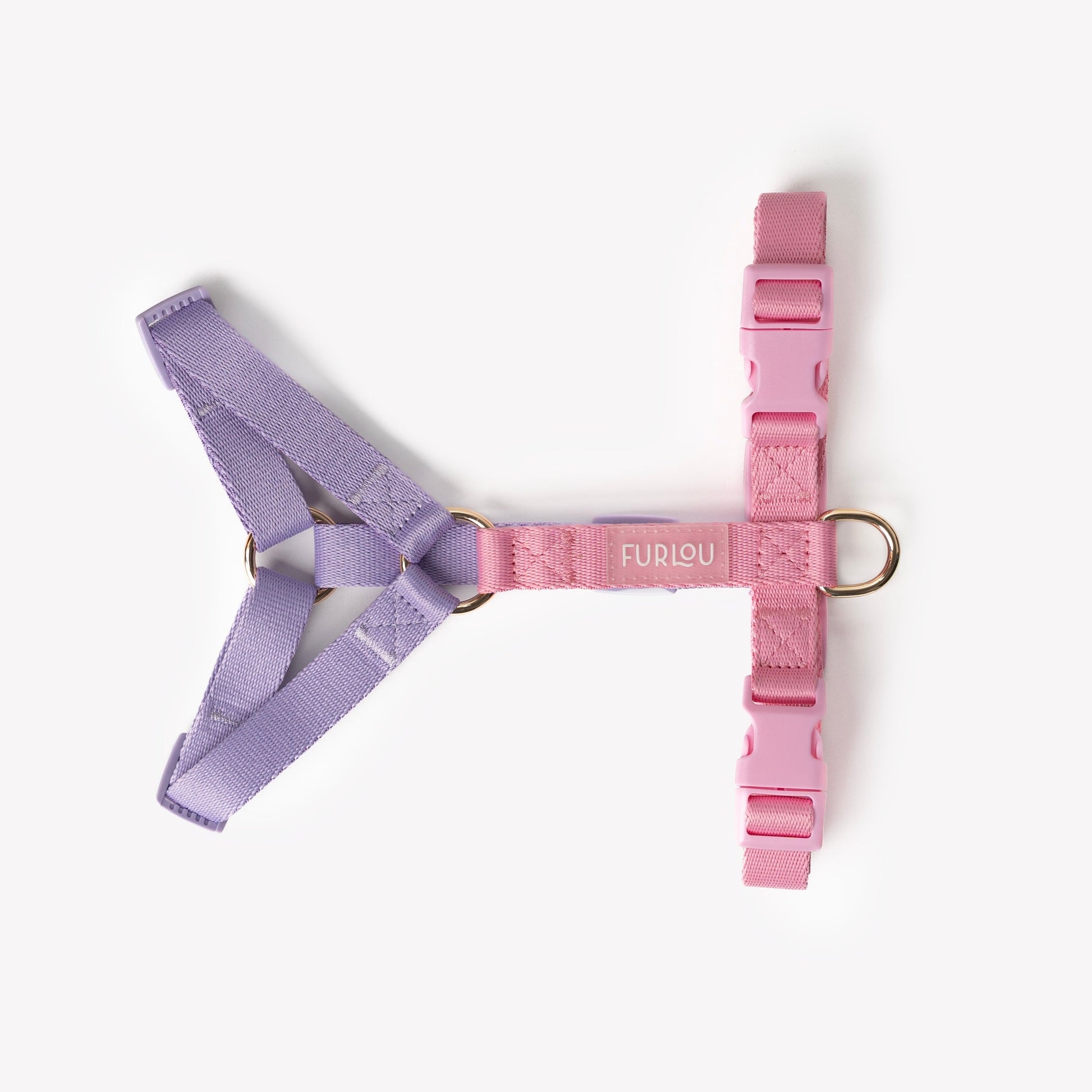 Lavender and Pink - Dog Harness Strap Harness FURLOU