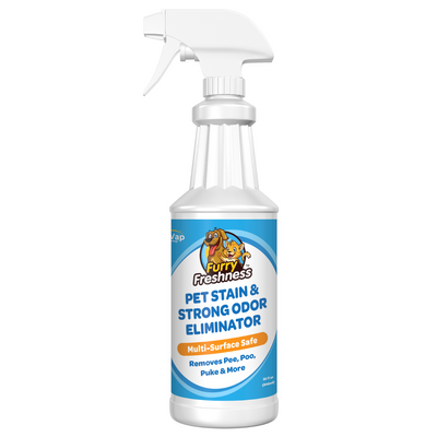 FurryFreshness Pet Stain & Odor Remover 32oz Stain Remover FurryFreshness Premium Stain and Smell Remover
