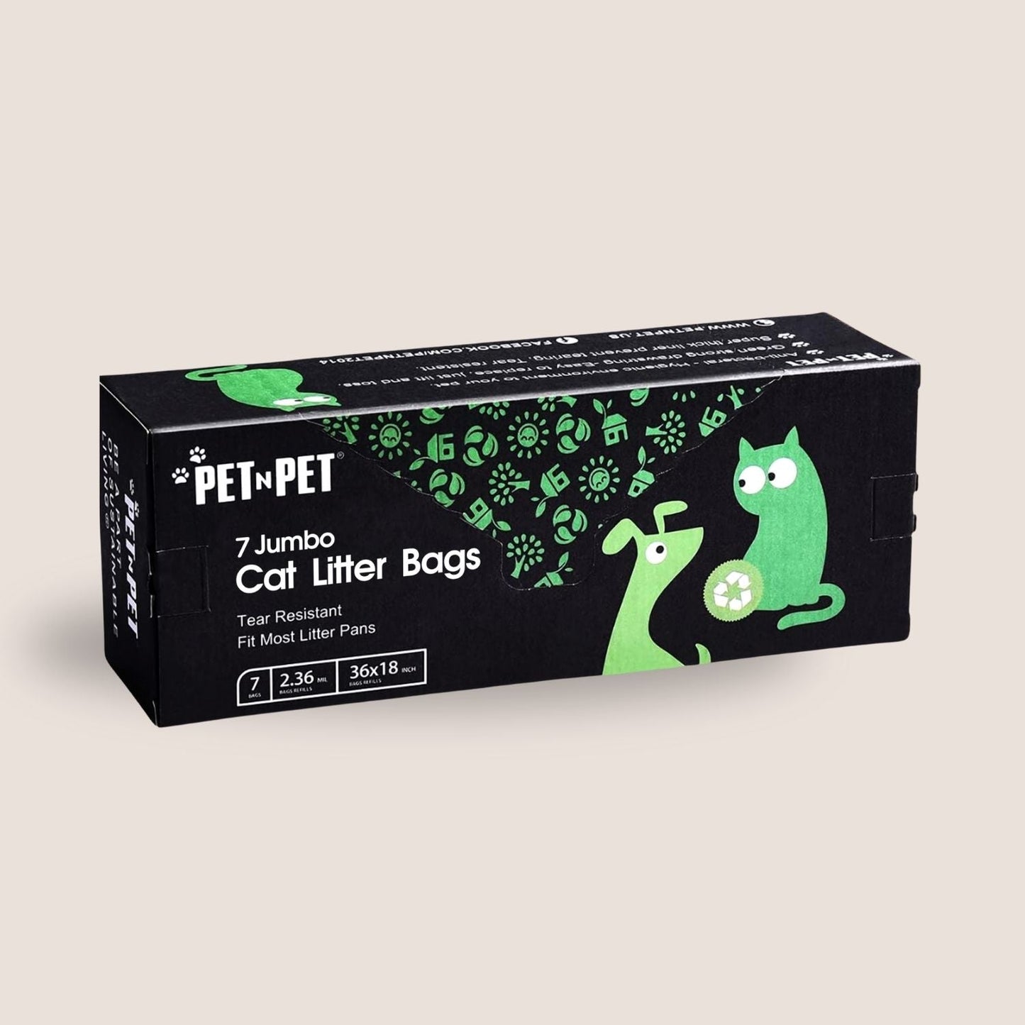 Jumbo Cat Litter Box Liners 7 Count Pet N Pet ®