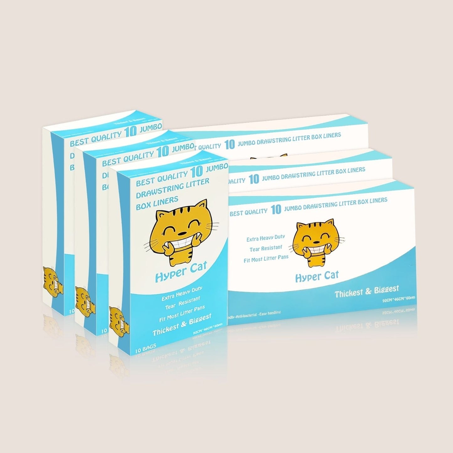 Jumbo Cat Litter Box Liners 60 Count Pet N Pet ®