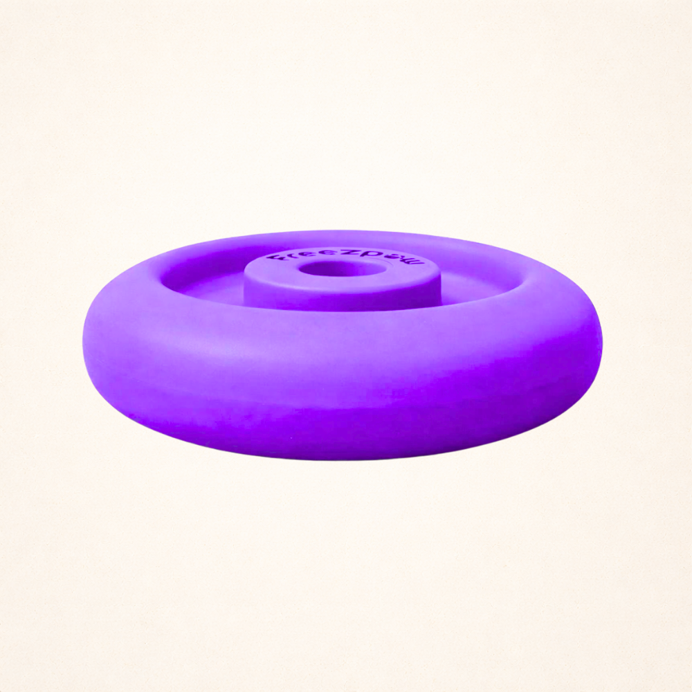 Freez Doughnut - Super Durable Treat Toy Purple Freezbone