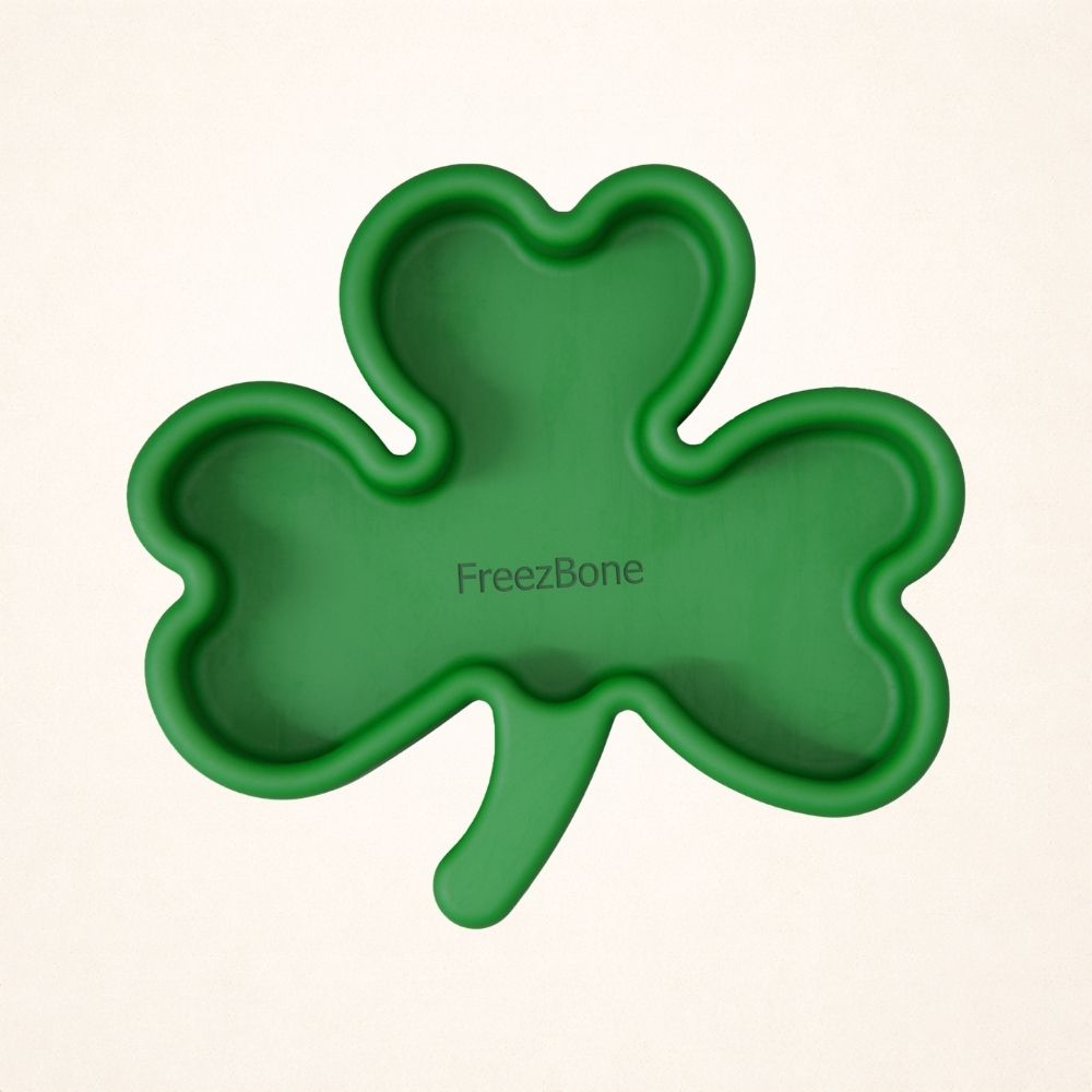 FreezShamrock - Premium Enrichment Toy Green FOR 50–140+ LB DOGS Freezbone