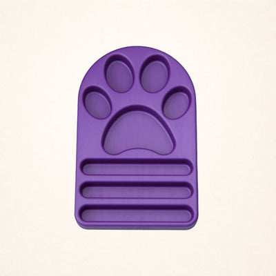 FreezPaw Mat - Calming Slow Feeder FOR 25–90 LB DOGS Purple Freezbone