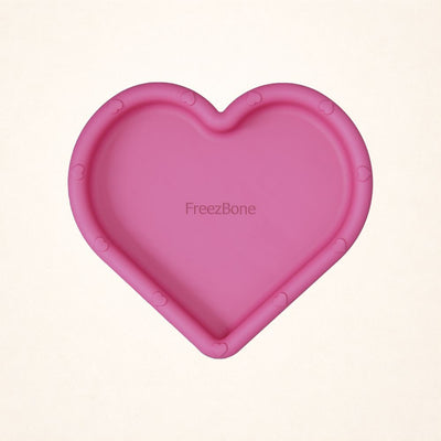 FreezHeart - Durable Heart Enrichment Chew L | 25–50 LB DOGS Pink Freezbone