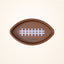 FreezFootball - Tough Enrichment Football Toy FOR 25–75 LB DOGS Brown Freezbone