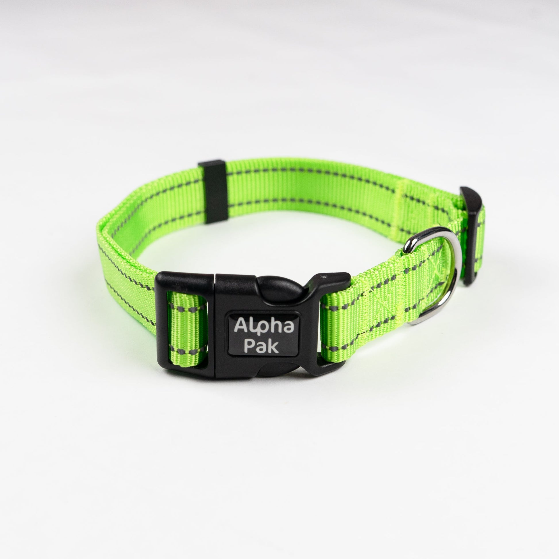 Everyday Adventure Dog Collar Kiwi Green COLLARS Alpha Pak