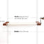 Dog Proof Cat Feeder - Wall-Mounted - Raised Elevated English Chestnut Bamboo Natural Canvas 24" Cat Hammock Catastrophic Creations