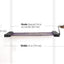 Dog Proof Cat Feeder - Wall-Mounted - Raised Elevated Onyx Bamboo Charcoal Gray Canvas 24" Cat Hammock Catastrophic Creations