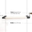 Dog Proof Cat Feeder - Wall-Mounted - Raised Elevated Onyx Bamboo Natural Canvas 24" Cat Hammock Catastrophic Creations
