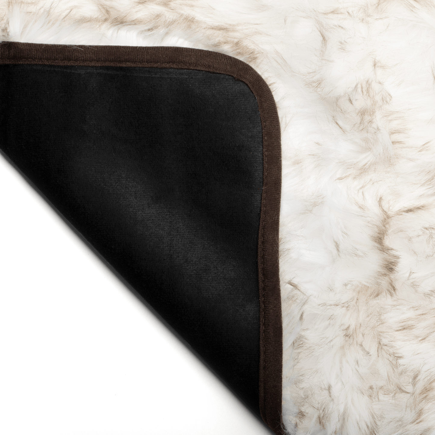 PupProtector™ Waterproof Bed Runner - White with Brown Accents Dog Blanket Paw.com