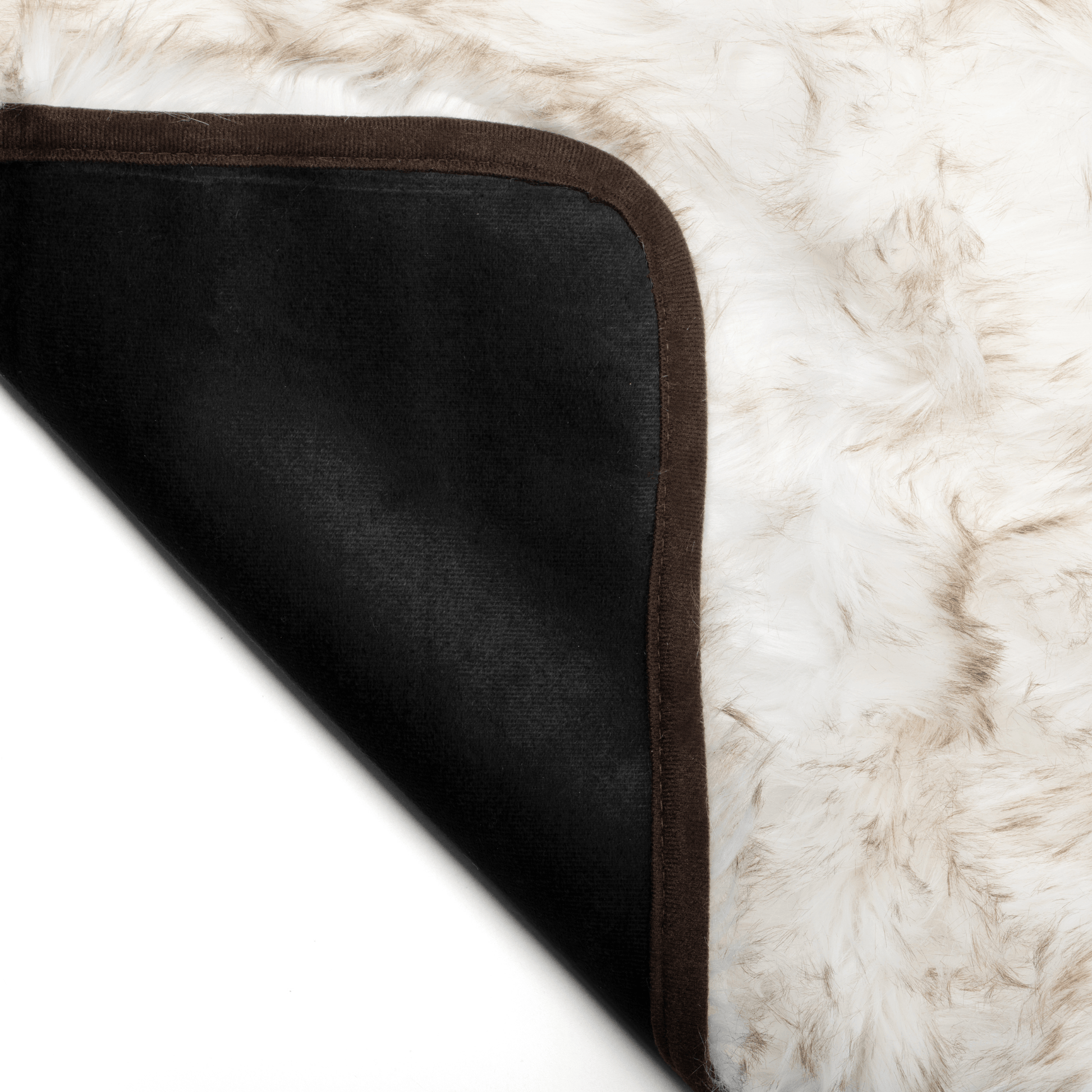 PupProtector™ Waterproof Bed Runner - White with Brown Accents Dog Blanket Paw.com