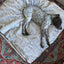 PupProtector™ Summer Short Fur Waterproof Throw Blanket - White with Brown Accents Dog Blanket Paw