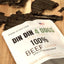 Beef Liver Dog Treats, 5 Ounce Bag, Single Ingredient, High Protein Treat Din Din 4 Dogs