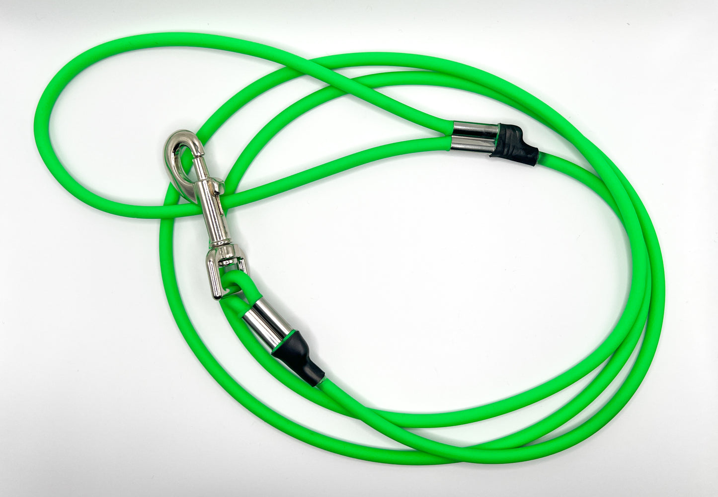 Biothane Rope Leash Neon Green 6ft Dog Leash Chief’s Treats and Pet Supplies