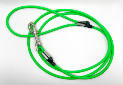 Biothane Rope Leash Neon Green 6ft Dog Leash Chief’s Treats and Pet Supplies