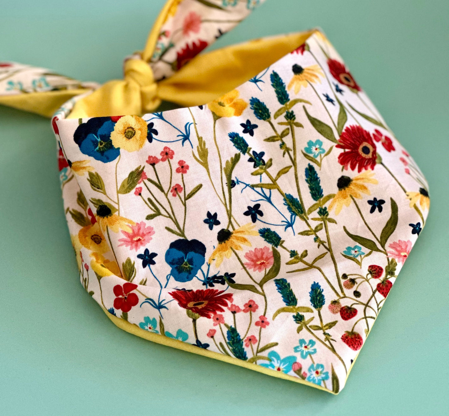 Spring Flowers Dog Bandana New Arrivals Dog Bandana Happy Tails Outfitters