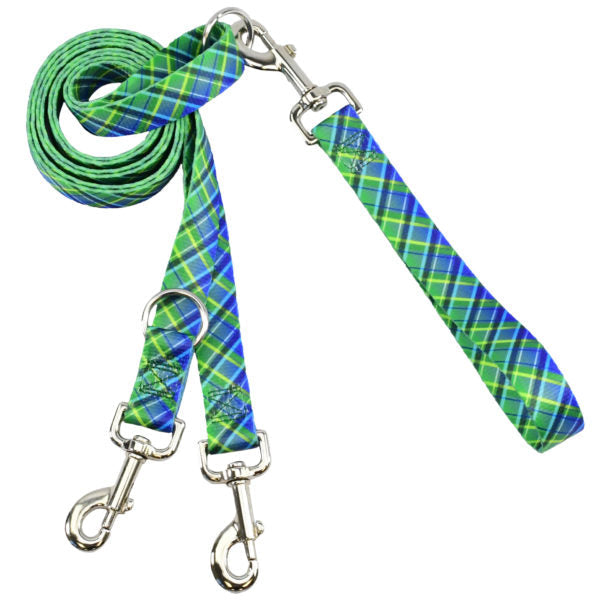 Electric Glow Green Plaid Freedom No-Pull Dog Harness – EarthStyle 2 Hounds Design