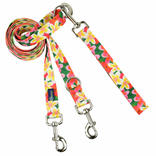 Aloha Double Connection Leash – EarthStyle Euro Leash (longer version) 2 Hounds Design