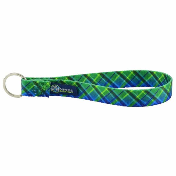 Earthstyle Keychains Electric Glow Green 2 Hounds Design