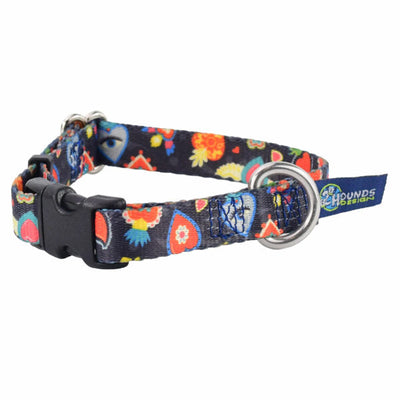 Gothic Hearts Dog Collar – EarthStyle 5 8 inch 2 Hounds Design