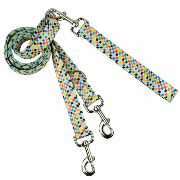 Indy Flag Double Connection Leash – EarthStyle Euro Leash (longer version) 2 Hounds Design