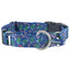 Kiss The Dog Christmas Holiday Buckle Martingale Dog Collar – EarthStyle 1 inch 2 Hounds Design