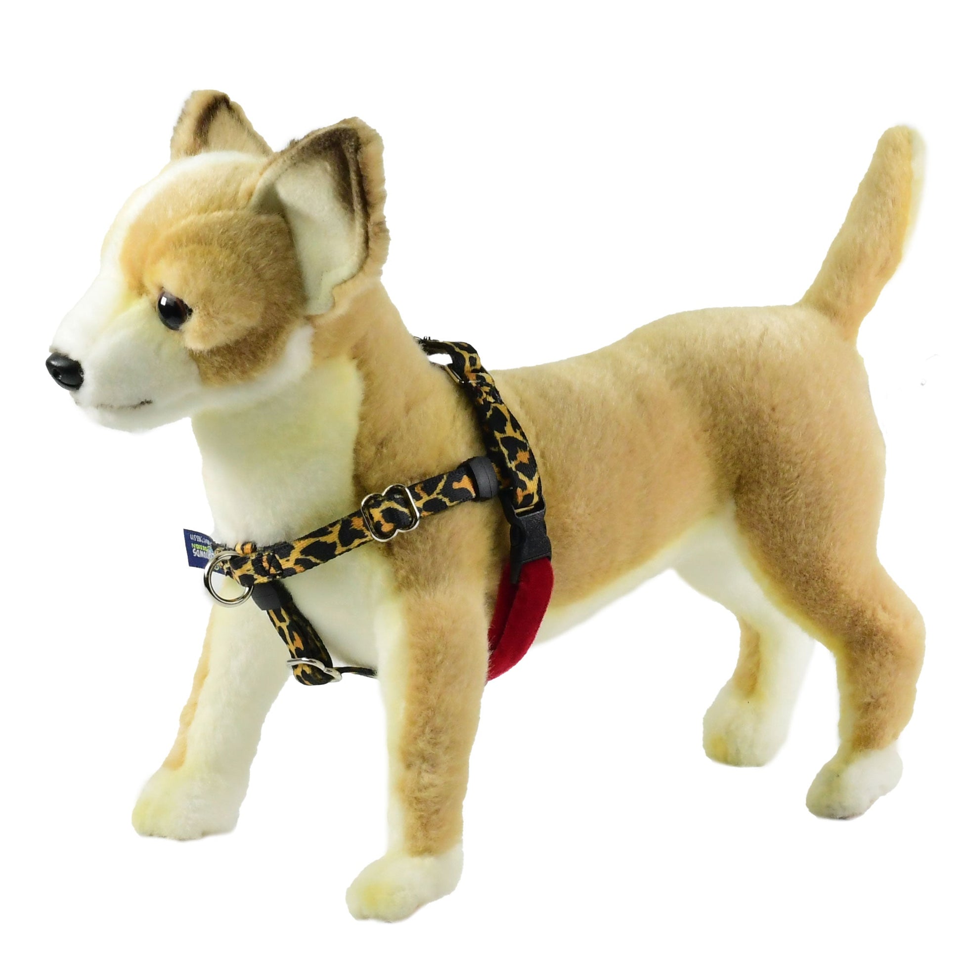 XXSmall Leopard Print Freedom No-Pull Harness 13"-16" Chest 2 Hounds Design
