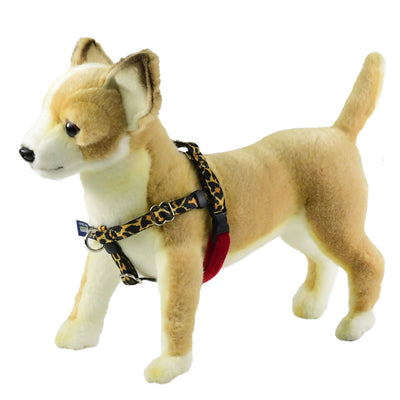 XXSmall Leopard Print Freedom No-Pull Harness 13"-16" Chest 2 Hounds Design