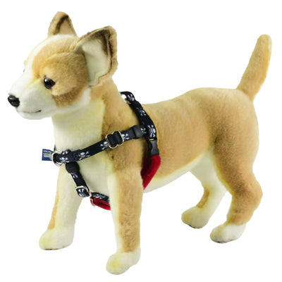 XXSmall Skulls Freedom No-Pull Harness 13"-16" Chest 2 Hounds Design