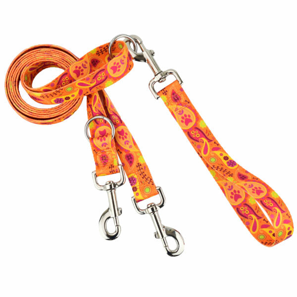 Orange Paisley Freedom No-Pull Dog Harness – EarthStyle 2 Hounds Design