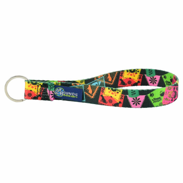 Earthstyle Keychains Paper Flags 2 Hounds Design