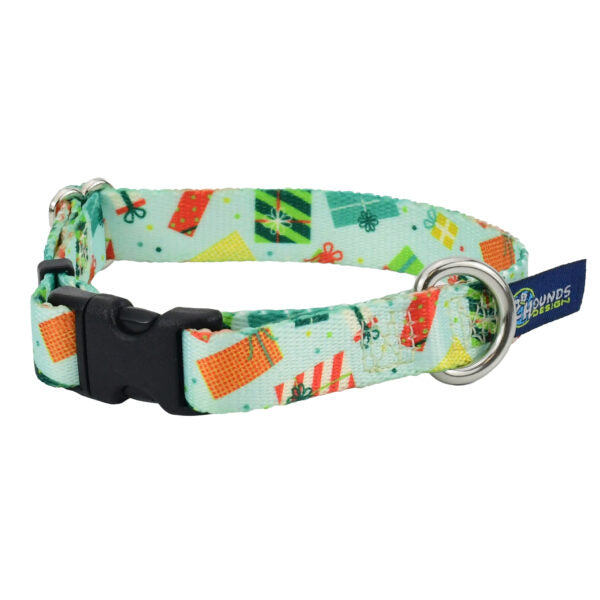 Presents Galore Dog Collar – EarthStyle 5 8 inch 2 Hounds Design