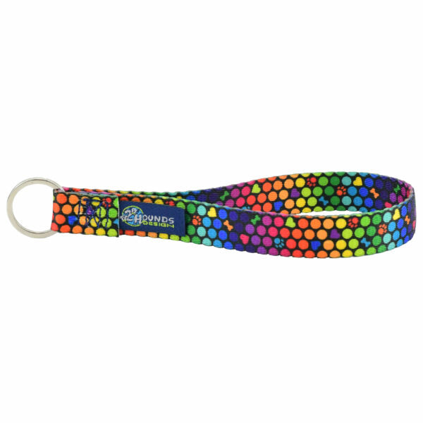Earthstyle Keychains ROY G BIV 2 Hounds Design