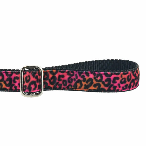Wild Kitty Pink Velvet Dog Leash 2 Hounds Design
