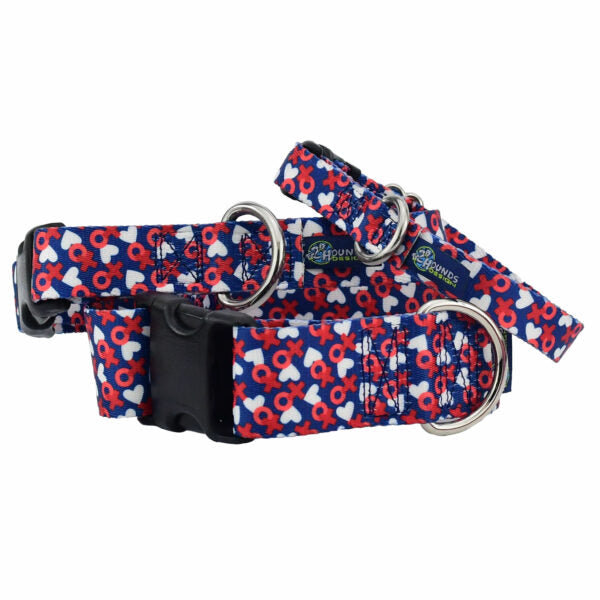 XO Buckle Martingale Dog Collar – EarthStyle 2 Hounds Design