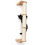 Wall Mounted Cat Climbing Pole - Sisal Cat Scratcher Catastrophic Creations