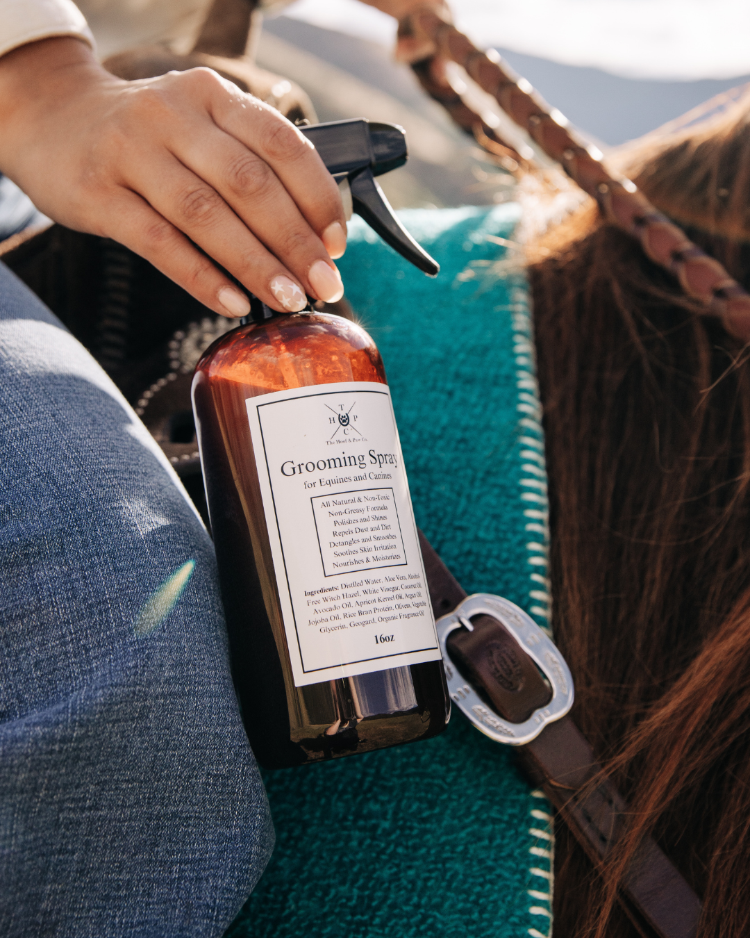 Grooming Spray - for Dogs & Horses The Hoof & Paw Co.