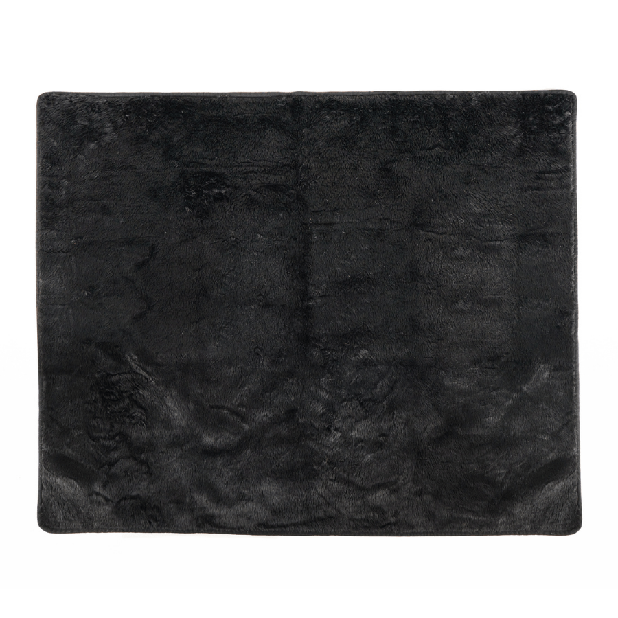 PupProtector™ Summer Short Fur Waterproof Throw Blanket - Midnight Black Dog Blanket Paw.com