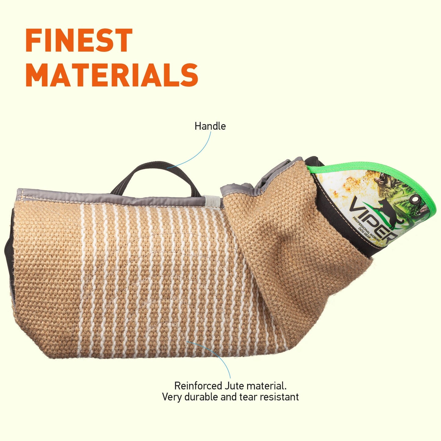 Viper Jute Sleeve Cover Bite Sleeves Dogline