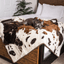PupProtector™ Waterproof Throw Blanket - Brown Faux Cowhide Dog Blanket Paw.com