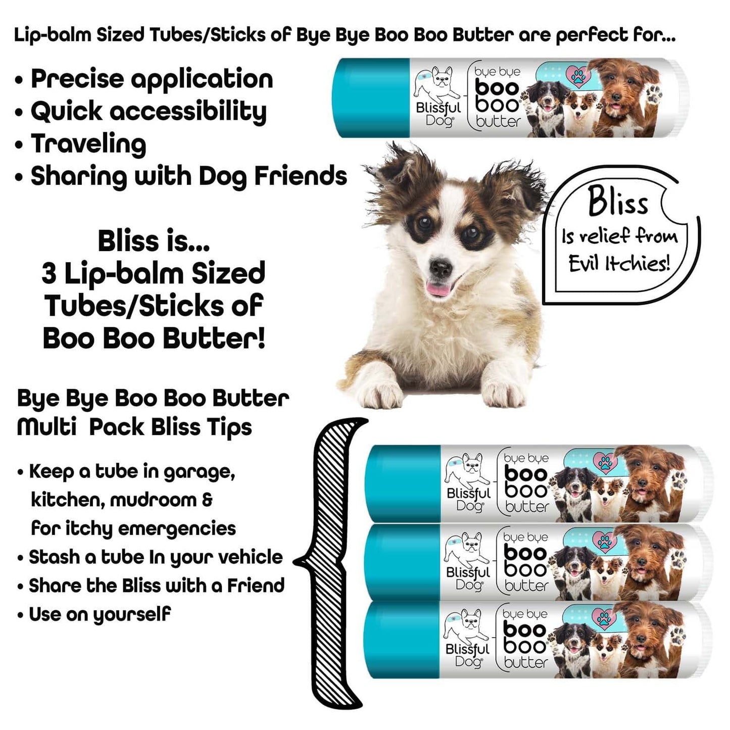 3 Cute Puppies Boo Boo Butter BOO BOO BUTTER The Blissful Dog