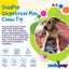 Gingerbread Man Nylon Dog Chew Toy for Aggressive Chewers | USA Made Nylon Dog Toys SodaPup/True Dogs, LLC