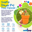 Large Flower Pot eCup Dog Treat Dispenser | Durable USA-Made Enrichment Toy | SodaPup Rubber Dog Toys SodaPup/True Dogs, LLC