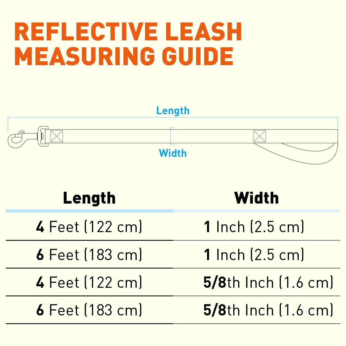 Reflective Nylon Dog Leash Dog Leashes Dogline