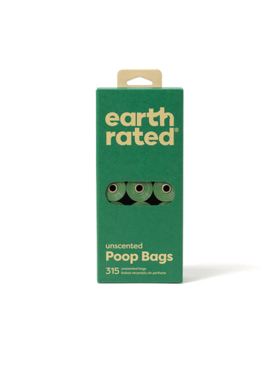 Earth Rated Unscented Poop Bags 315ct on 21 Refill Rolls Pet Palette Distribution