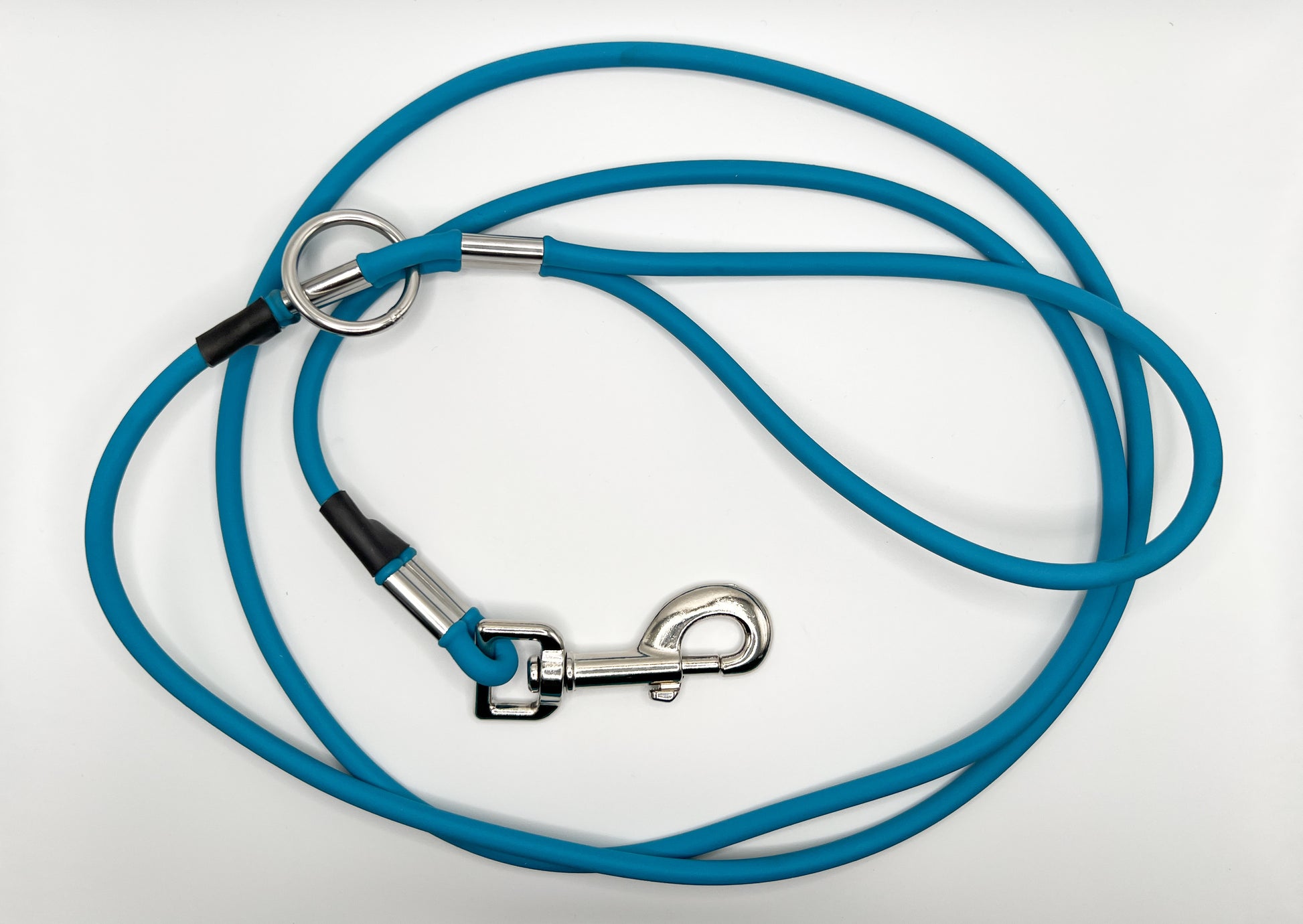 Biothane Rope Leash Horn Blue 6ft Dog Leash Chief’s Treats and Pet Supplies